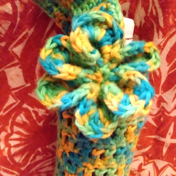 NEW Bottle Carrier/Holder HAND CRAFTED Crochet Handmade - Picture 12 of 16